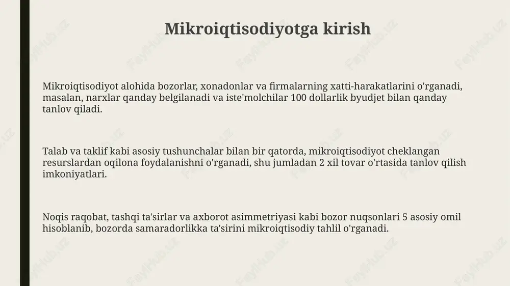 mikroiqtisodiyotga kirish - Page 3
