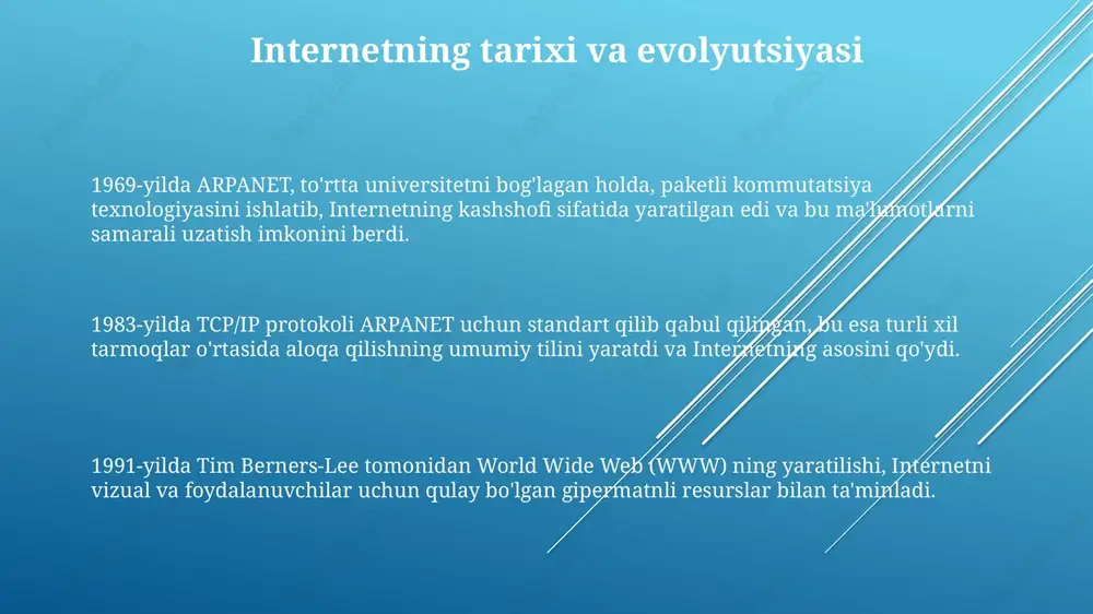 internet tarixi va evolyutsiyasi - Page 3