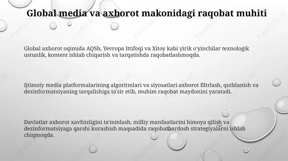 global media va axborot makonida raqobat muhiti - Page 3