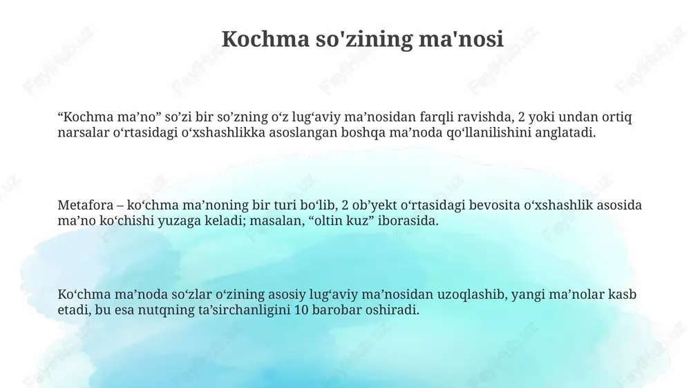 kochma mano va uning turlari - Page 3