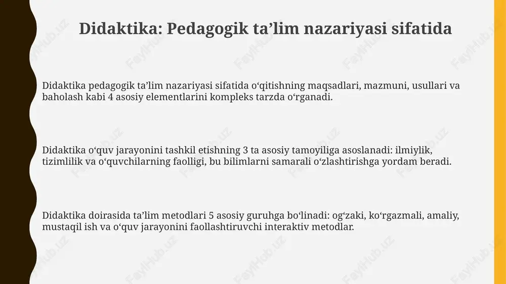 didaktika pedagogik ta'lim nazariyasi sifatida - Page 3