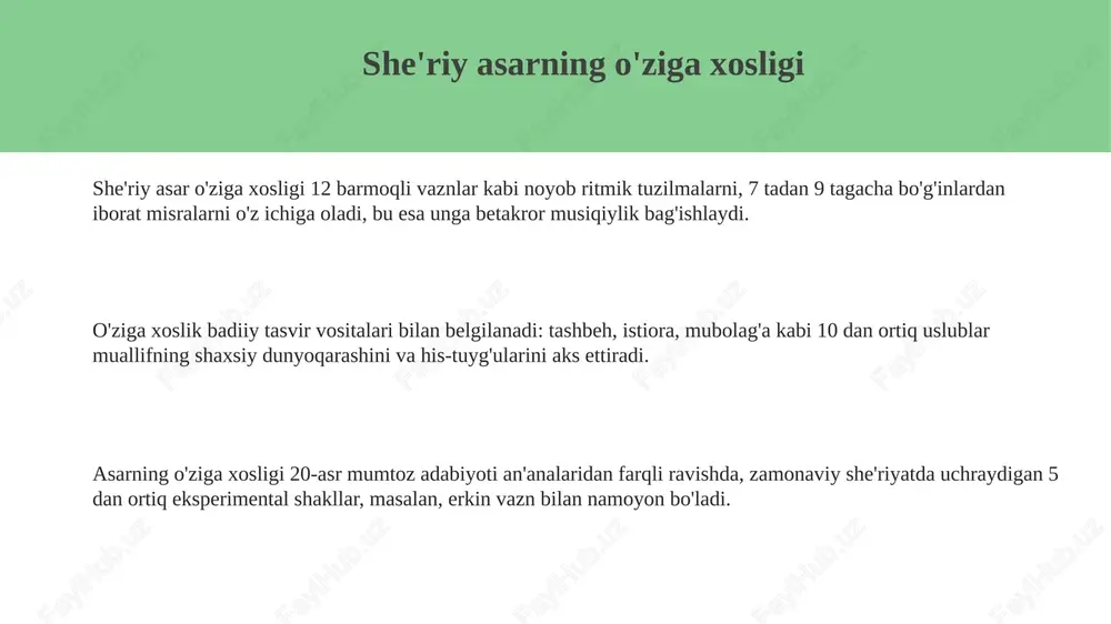 she'riy asar o'ziga xosligi - Page 3