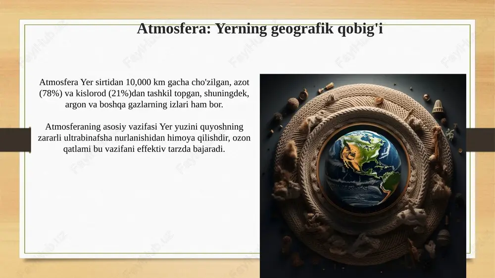 yerning geografik qobig'i.atmosfera - Page 3