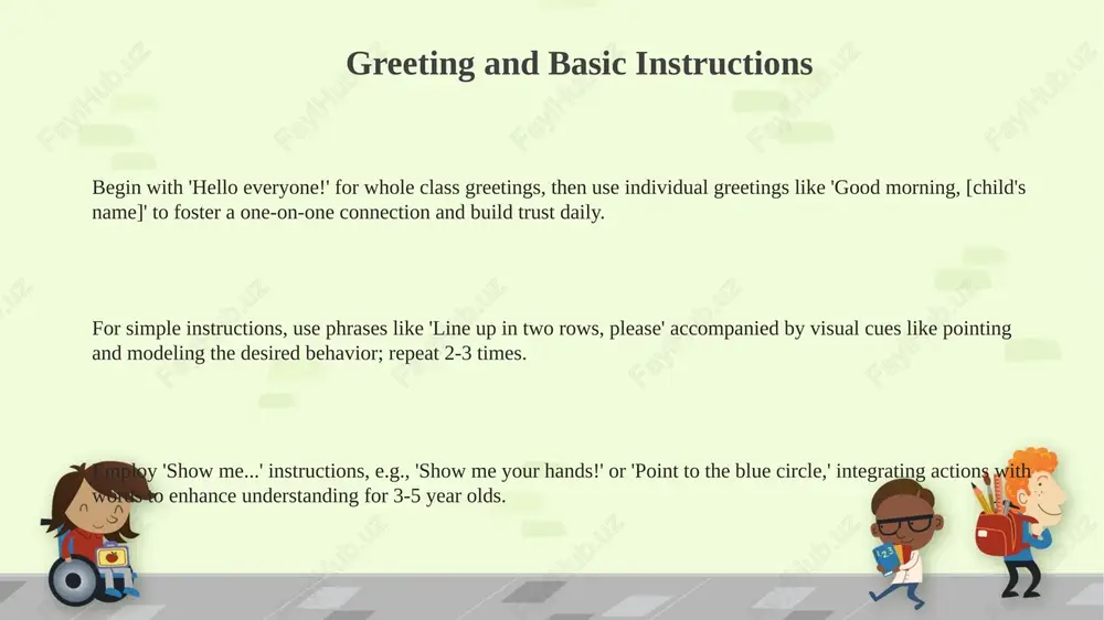 classroom language:useful english phrases for preschool teachers - Page 3