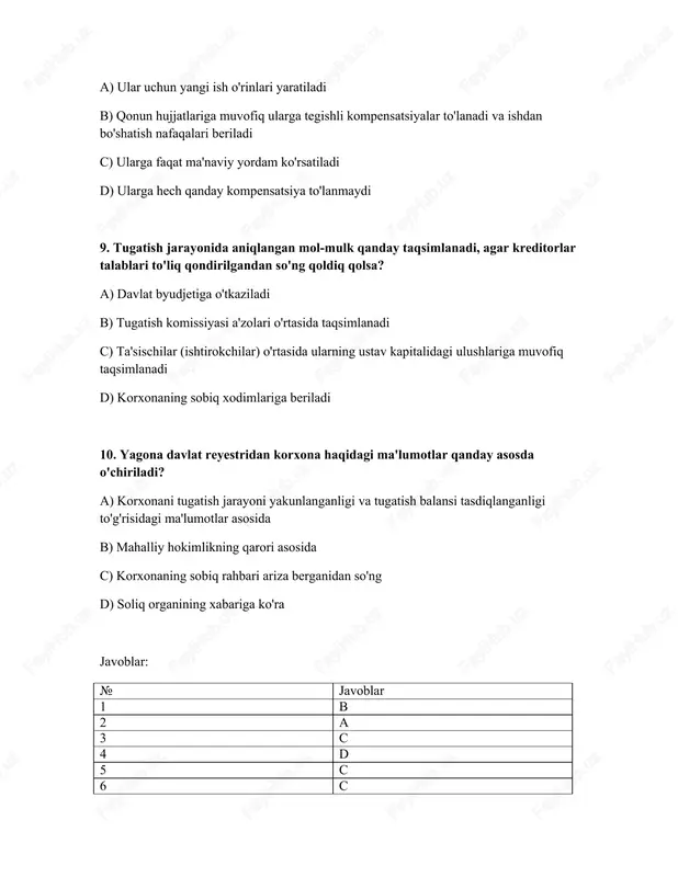 korxonani tugatilish tashkiliy mexanizmi - Page 3