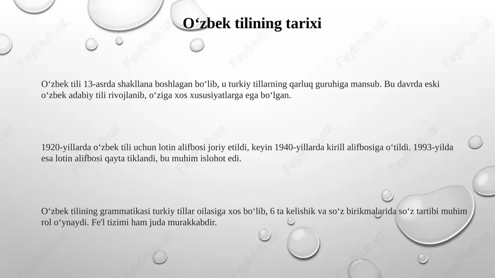 o'zbek tili tarixi, shakllanishi va taraqqiyot bosqichlari - Page 3