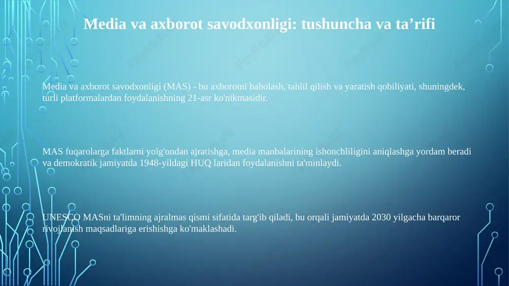 media va axborot savodxonligi - Page 3