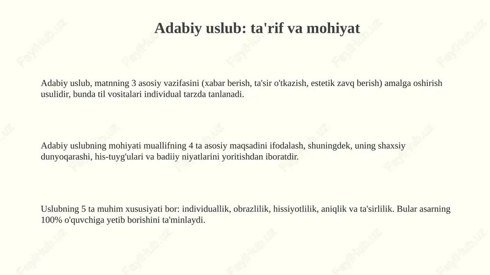 badiiy uslub va uning xususiyatlari - Page 3