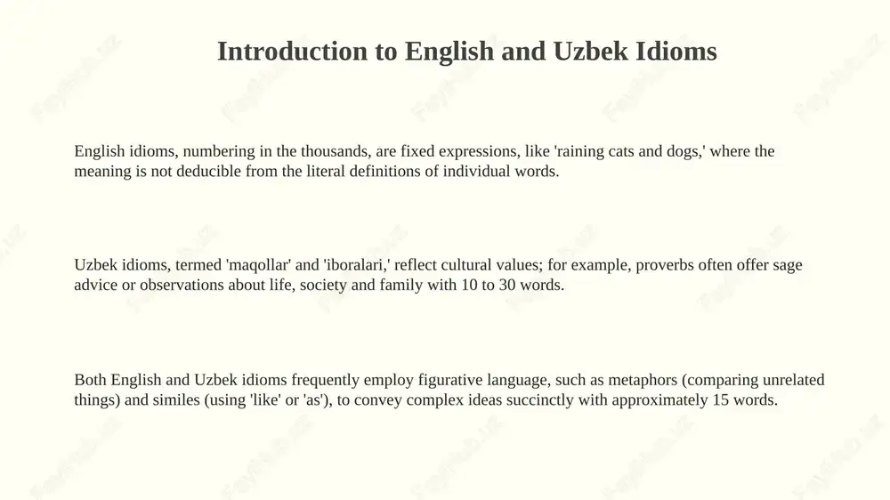 lexical and semantic differences between english and uzbek idioms - Page 3