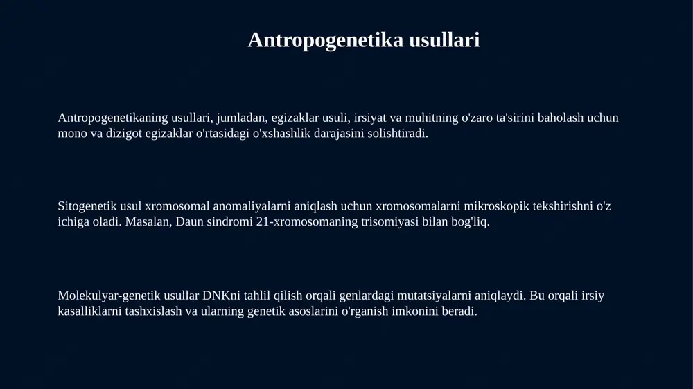 antropogenetika usullari - Page 3
