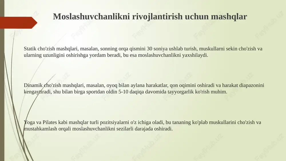 chidamlilik sifatini rivojlantiruvchi mashqlar - Page 3