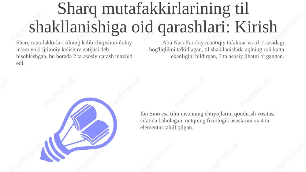 sharq mutafakkirlarining til shakllanishiga oid qarashlari - Page 3
