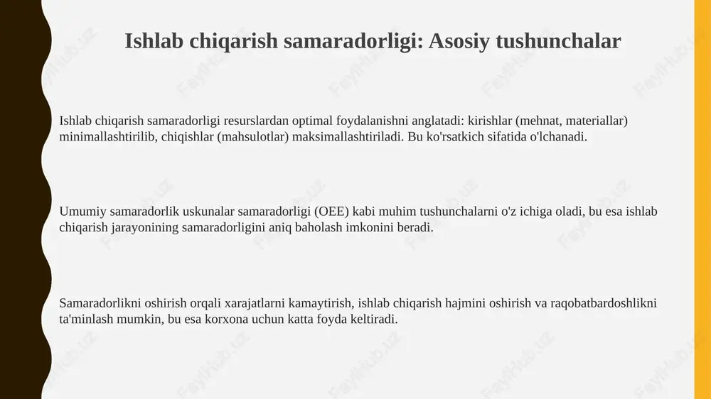 ishlab chiqarish samaradorligi - Page 3