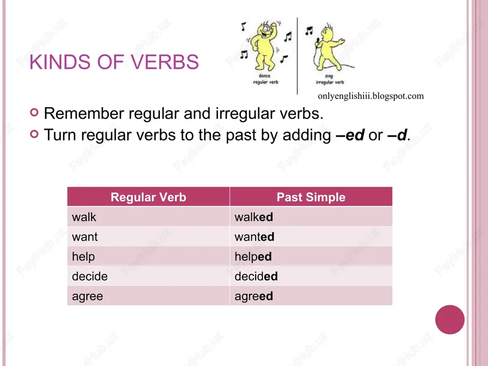 past simple tense - Page 3
