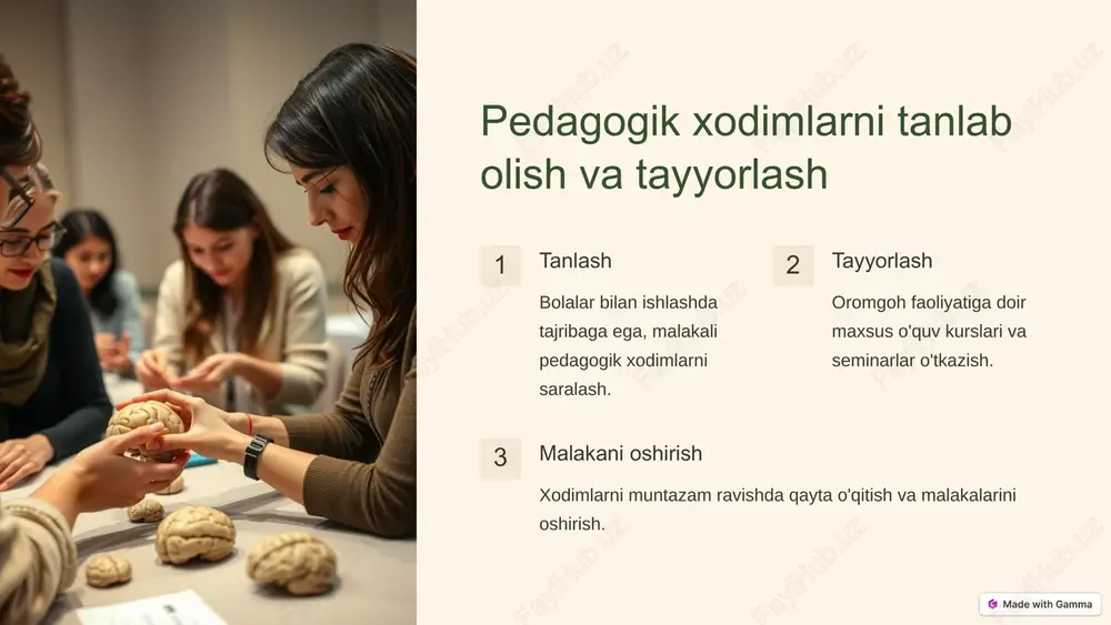 yozgi dam olish oromgohlarida pedagogik faoliyatni tashkil etish - Page 3