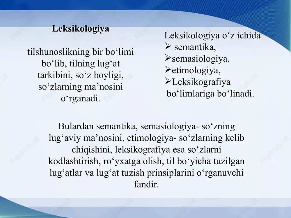 bitta: asar xi asrning ikkinchi yarmida tilshunoslik maydoniga kirib kelgan. mahmud koshg‘ariy sinxron - qiyosiy metod bilan qurollangan holda turkiy qabilalarni kezib, asosiy diqqat-e’tiborini ularning tillaridagi umumiy va farqli xususiyatlarga qaratadi. shuningdek, u turkiy qabilalarning joylashish o‘rni haqida ham qimmatli, asosli jo‘g‘rofiy ma’lumotlar beradiki, bu «devon»dagi faktlarning, fikrlarning, qarashlarning obyektivligini ta’minlaydi. aytilganlar «devon»ning juda katta mehnat evaziga yaratilganligidan xabar beradi. tilshunoslikning barcha sathlari bo‘yicha qiyosiy tadqiqot ishlarini olib borgan mahmud koshg‘ariyning «devon»i muqaddima va lug‘at qismlaridan tashkil topadi. «devon»ning kirish qismida asarning tuzilishi haqida, shuningdek, shimoliy xitoydan tortib, butun movarounnahr, xorazm, farg‘ona, buxorogacha tarqalgan katta hududdagi urug‘lar, qabilalar va ularning tillari haqida, bu tillarning fonetik va grammatik xususiyatlari haqida ma’lumotlar beriladi. «devon»ning asosiy lug‘at qismida esa 7,5 mingga yaqin turkiy so‘z arab tiliga tarjima qilinib, izohlanadi, ularning fonetik, leksik va grammatik xususiyatlari haqida muhim fikrlar bayon qilinadi. mahmud koshg‘ariy turkiy tillar – so‘zlar fonetikasi – tovushlar haqida fikr yuritar ekan, …