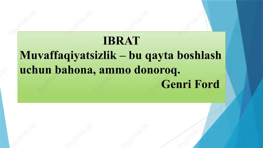 i bilan bog‘liq bo‘lgan har xil ma’nolarni ifodalashga xizmat qiladigan morfemadir so‘zning qismlari bo‘lgan o‘zak bilan qo‘chimcha o‘ziga xos xususiyatlari bilan bir-biridan farq qiladi. bular quyidagilar: 1. o‘zak so‘zning tub ma’no yadrosini tashkil qiladi. qo‘shimcha esa o‘zak morfemasiz leksik yoki grammatik ma’no ifodalamaydi, u nutqda oddiy tovushlar yig‘indisi bo‘lib qoladi: -chi, -li, -si, -g, -i, -lik, -gar, -chil, -ga (-g‘a, -qa, -ka) kabi. 2. o‘zak leksik ma’no tomonidan butun bir tub so‘zga nisbatlanishi mumkin. masalan, ot (liq), bosh (la), ish(chi) so‘zlari ot, bosh, ish so‘zlariga nisbatlanishi mumkin. shuning uchun bu o‘rinda o‘zakning ma’nosi butun so‘zning ham leksik ma’nosidir. affiksal morfemalarning xususiyatlari affiksal morfemalar ma’nosi va fazifasiga ko‘ra ikki turli bo‘ladi: so‘z yasovchi qo‘shimchalar; shakl yasovchi qo‘shimchalar. so‘z yasovchi qo‘shimchalar. bu qo‘shimchalar turli so‘zlarga qo‘shilib, uning ma’nosi bilan bog‘langan yangi so‘z hosil qiladi. masalan, -m (-im, -um) qo‘shimchasi harakat va holat anglatgan bilmoq, termoq, to‘plamoq, kechirmoq, tuzmoq kabi fe’llardan narsalik ma’nosini, …