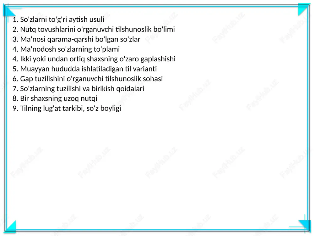 nutq oʻstirish fani - Page 3
