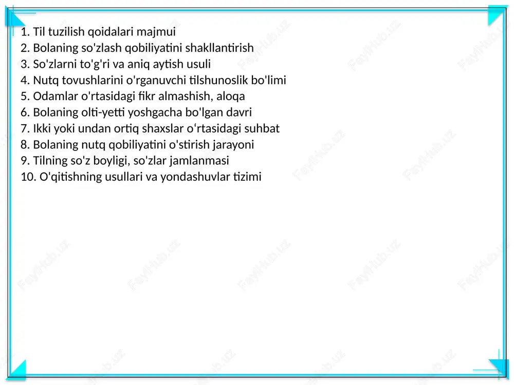 nutq oʻstirish metodikasi, maktabgacha yosh xususiyatlari - Page 3
