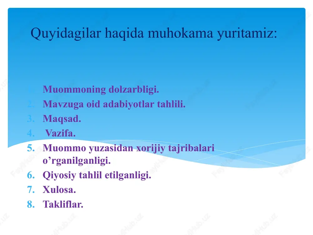 ilim berishni tashkil etish, kasbiy mahoratga ega bo‘lish orqali ustozlar yo‘lidan borib, kelajakda o‘z sohasining bilimdoni, ma’naviy sog‘lom, ruhan pok, bo‘lishini ta’minlashdan iborat. bu jarayonni uzluksiz amalga oshirish uchunyaxlit holda shogirdni o‘z – o‘zini tarbiyalash orqali, ya’ni egallagan kasb – hunarini san’at darajasiga ko‘tarishi, milliy qadriyatlarimiz hamda an’analarimizga sodiq qolgan holda ustozlar o‘giti hamda ishini davom ettirishini taqoza etadi. yangi o`zbekiston ta`lim muassasalarida milliy qadriyatimiz sifatida qadimdan rivojlanib kelgan “ustoz-shogird” an'anasi asosida bo`lajak o’quvchilarni kasbiy faoliyatga tayyorlash sohasini rivojlantirish yo'lida barcha pedagog-hodimlar o`z texnologiyasiga ega. “ustoz va shogird” milliy an'anasining o'ta muhim tamoyillaridan unumli foydalanishga katta ahamiyat berilmoqda. ustoz-shogird an’analarida quyidagi pedagogik tamoyillar muhim o‘rin tutadi: - onglilik va faollik, ya’ni egallayotgan u yoki bu faoliyatning o‘ziga xos jihatlari, mohiyatini ongli tarzda to‘liq anglab yetish, uning istiqboli va ravnaqi yo‘lida faollik bilan harakat qilish; - ilm-fanning sir-asrorlarini egallashda puxtalik; - ta’lim-tarbiyaning turmush, hayot bilan chambarchas bog‘liqligini inobatga olish; - mustaqillikka, …