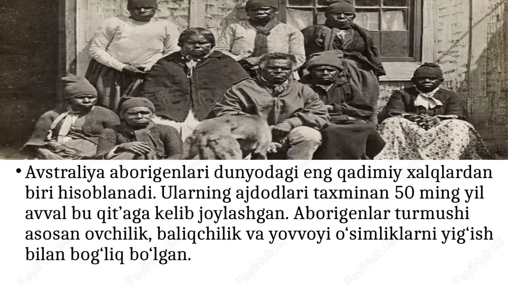 avstraliya va tasmaniya xalqlarining moddiy madaniyati - Page 3