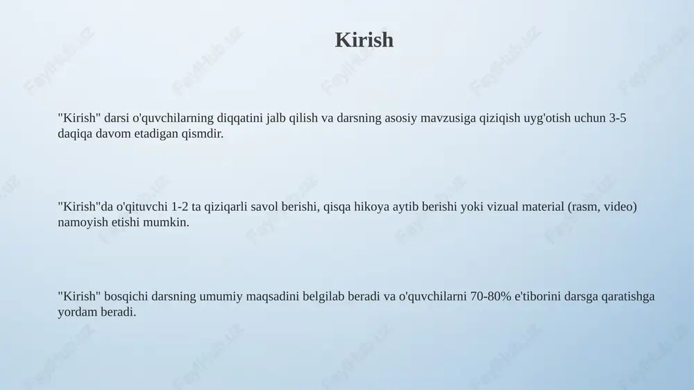 ativ baholash (misol uchun, 3-2-1 strategiyasi) va summativ baholash (yakuniy imtihon), dars samaradorligini aniqlash uchun muhim. go'zallik lahzalarini o'rganish uchun resurslar “sharq taronalari” festivali kabi madaniy tadbirlarning 20 yillik arxivlari go'zallikning turli shakllarini, jumladan, musiqa va raqsni o'rganish uchun boy manba hisoblanadi. o'zbekiston milliy kutubxonasi go'zallik va san'atga oid 5000 dan ortiq kitob va resurslarni taqdim etadi, jumladan, 19-asrga oid qo'lyozmalar ham mavjud. o'zbekiston badiiy akademiyasi 30 dan ortiq tajribali professor-o'qituvchilari bilan go'zallik estetikasi va san'at turlarini o'rganish bo'yicha chuqur kurslarni taklif etadi. baholash usullari baholashda rubrikalardan foydalanish, har bir mezon bo'yicha 1 dan 5 gacha ball berishni o'z ichiga oladi, bu esa go'zallik onlarini tashkil etish bo'yicha aniq fikr-mulohazalarni ta'minlaydi. portfel baholash talabalarning go'zallik onlarini tashkil etish bo'yicha jarayonlarini va mahsulotlarini yig'adi, bu ularning o'sishini va tushunchalarini 3-4 oy davomida ko'rsatadi. o'z-o'zini baholash, talabalarga o'zlarining ishlashini 1 dan 10 gacha bo'lgan shkala bo'yicha baholash imkoniyatini beradi va keyin ularning …