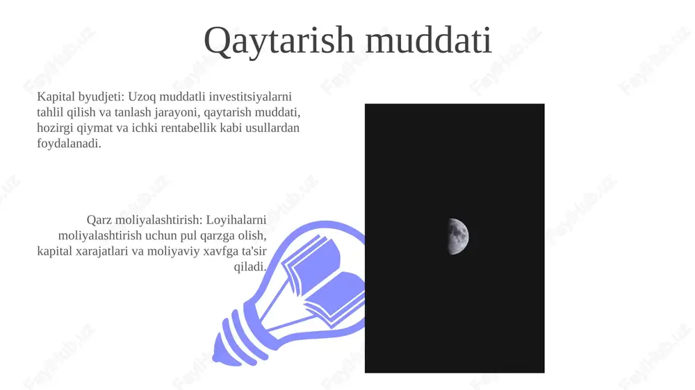 arajatlari kabi omillarni hisobga olib, investitsiyaning umumiy rentabelligini aniqlaydi. e'tiboringiz uchun rahmat @taqdimot_robot image4.jpg image5.jpg image6.jpg image7.jpg image8.jpg image9.jpg image10.jpg image11.jpg image12.jpg image13.jpg image14.jpg image15.jpg image16.jpg image1.jpeg image2.jpeg image3.jpeg