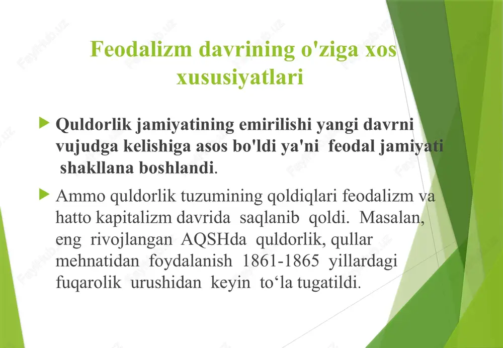 an bu yo‘lning ahamiyati ancha pasaydi. markaziy osiyo respublikalarining siyosiy mustaqillikka yerishuvi tufayli bu yo‘lni yanada jonlantirishga katta ehtiyoj tug'ildi. xitoy, qirgiziston o‘zbekiston, turkmaniston, kaspiy dengizi orqali ozarbayjon, gruziy qora dengizga chiquvchi undan yevropa parijga etkazuvchi yo‘1 loyiha ishlab chiqildi va amalga oshirilmoqda. islom ta‘limotida iqtisodiy qarashlar arab mamlakatlarida feodal munosabatlarning shakllanishi, ijtimoiy- iqtisodiy hayot sharoitini to‘g‘ri aks ettiruvchi iqtisodiy qarashlarning kelib chiqishi yangi islom dinining paydo bo‘lishi bilan bevosita bogliq. ana shunday iqtisodiy fikr va ko‘rsatmalar islom dinining muqaddas kitobi - qur’oni karimda (arabcha - qiroat, ya‘ni o‘qish) keng tarzda o‘z aksini topgan. islom dinida qur’oni karim alloh tomonidan payg‘ambarimiz muhammad alayhissalomga vahiy qilingan deyiladi. qur’oni karimdagi iqtisodiy fikr va ko‘rsatmalar unda dehqon, hunarmandlar mehnati, umuman halol mehnat uluglanadi, barcha boylik shu asosda paydo bo'lishi uqtiriladi. bu muqaddas kitobda savdoga katta ahamiyat beriladi, sudxo‘rlik (sudxo'rlik foizi) qoralanadi muqaddas kitob - qur’oni karimda kishilik jamiyatining faoliyat turlaridan biri iqtisodiyot sohasidagi …