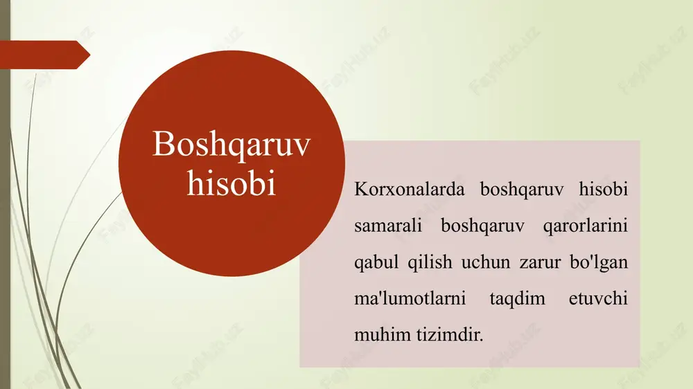 ing o'zgarmas va shaffof yozuvlarini yaratish orqali moliyaviy hisob-kitoblarning ishonchliligini oshiradi. bu texnologiya orqali firibgarlik xavfi kamayadi va audit jarayonlari soddalashtiriladi. integratsiyalashgan axborot tizimlari: raqamli texnologiyalar yordamida turli bo'limlar o'rtasida ma'lumot almashinuvi avtomatlashtiriladi, bu esa boshqaruv qarorlarini qabul qilishda tezkor va aniq ma'lumotlardan foydalanish imkonini beradi. ​elektron raqamli imzo (eri) bu elektron hujjatlarning haqiqiyligini tasdiqlash va ularning o'zgartirilmaganligini ta'minlash uchun ishlatiladigan kriptografik vosita. u an'anaviy qo'l imzosiga tenglashtiriladi va elektron muhitda shaxsni identifikatsiya qilish imkonini beradi. eri quyidagi asosiy komponentlardan iborat: yopiq kalit: foydalanuvchiga tegishli bo'lib, elektron hujjatni imzolash uchun ishlatiladi va maxfiy saqlanadi.​ ochiq kalit: yopiq kalitga mos keluvchi va umumiy foydalanish uchun mo'ljallangan bo'lib, imzolangan hujjatning haqiqiyligini tekshirish uchun qo'llaniladi.​ kalit sertifikati: ochiq kalitning haqiqiyligini tasdiqlovchi hujjat bo'lib, vakolatli organ tomonidan beriladi. ​ elektron raqamli imzo boshqaruv jarayonlarida muhim rol o'ynaydi: hujjat aylanishini tezlashtirish: eri yordamida hujjatlar elektron shaklda imzolanadi va yuboriladi, bu esa vaqt va resurslarni tejaydi. …