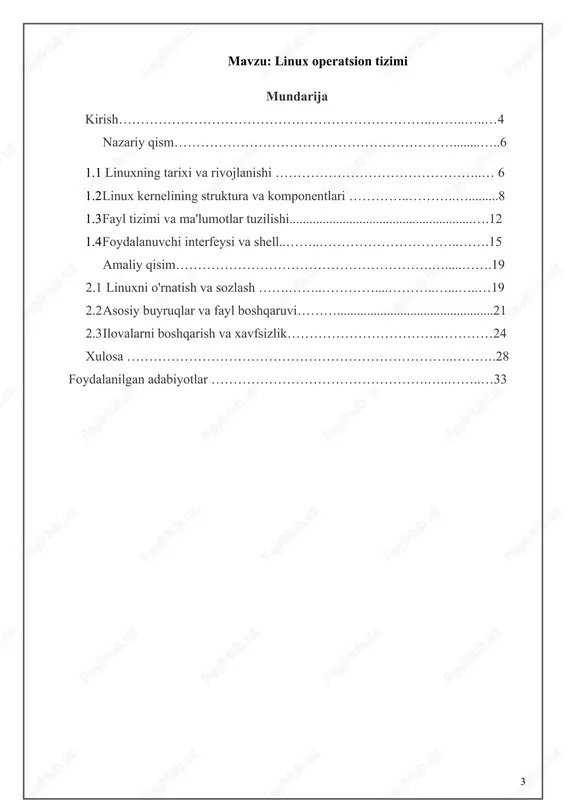 lotining tamoyillariga asoslanadi, bu esa har qanday foydalanuvchiga tizim kodini ko'rish, o'zgartirish va tarqatish huquqini beradi. gpl (general public license) litsenziyasi ostida tarqatiladigan linux kerneli, dasturchilar jamoasiga o'z hissalarni qo'shish imkonini beradi, bu esa tizimning doimiy yangilanishini va xavfsizlik nuqtai nazaridan mustahkamlanishini ta'minlaydi. linuxning moslashuvchanligi uni turli sohalarda, masalan, veb-serverlar, bulutli hisoblash, sun'iy intellekt, ma'lumotlar bazasi boshqaruvi va hatto o'yin konsollarida qo'llashga imkon beradi. tizimning kichik resurs talablari uni eski apparatlar va cheklangan resursli qurilmalarda ishlatishga yordam beradi, bu esa linuxni iqtisodiy jihatdan samarali qiladi. linuxning rivojlanishi linux foundation kabi tashkilotlar va yirik kompaniyalar, masalan, ibm, intel va red hat tomonidan qo'llab-quvvatlanadi, ular tizimni yangi texnologiyalarga moslashtirish va apparat qo'llab-quvvatlashini kengaytirish uchun katta mablag'lar kiritmoqda. shu bilan birga, linux jamoasi ochiq hamkorlik tamoyillariga sodiq qoladi, bu esa har qanday foydalanuvchiga tizimni o'rganish, sozlash va o'z ehtiyojlariga moslashtirish imkonini beradi. bu tizim ochiq jamiyat tomonidan rivojlantiriladi, ya'ni har qanday odam kodni …