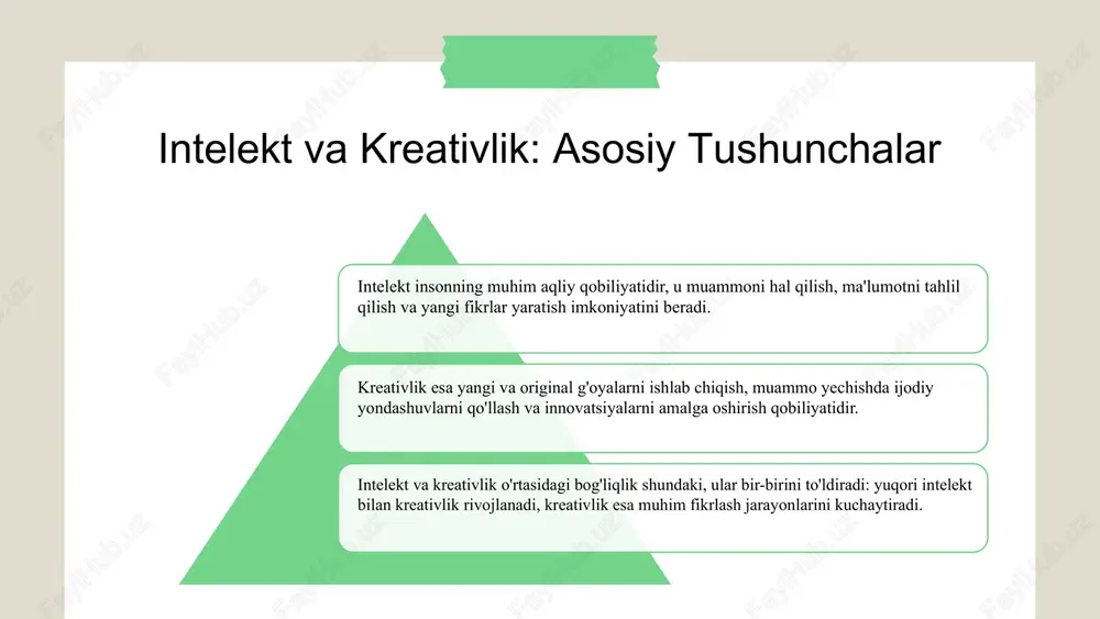 susiyatlarga ega. xulosa turli usullar va strategiyalarni qo'llash shaxsiy va jamoaviy rivojlanish uchun muhim, bu kreativlikni oshirishga yordam beradi. o'yinlar orqali kreativlikni oshirish uchun turli metodlar va yondashuvlar qo'llaniladi. masalan, improvizatsion o'yinlar, muammo yechish uchun jamoaviy o'yinlar va kreativ fikrlashni rag'batlantiradigan faoliyatlar. o'yinlarning xilma-xil turlari mavjud: stol o'yinlari, kompyuter o'yinlari, rolli o'yinlar va jamoaviy o'yinlar. har bir turi innovatsion fikrlash va muammo yechishda o'ziga xos yondashuvlarni taklif etadi. o'yinlar yordamida fikrlash qobiliyatlarini rivojlantirish mumkin: tizimli fikrlash, kreativ muammo yechish va tez qaror qabul qilish. jamoaviy o'yinlar esa hamkorlik va jamoaviy kreativlikni oshiradi. kreativlikni rivojlantirishda o'yinlar san'atning kreativlikka ta'siri katta. rasm, musiqa va drama insonlarning his-tuyg'ularini ifoda etishda muhim. bu jarayon inson fikrlash usullarini kengaytiradi va yangi g'oyalarni rivojlantiradi. san'at orqali o'z ifodangizni topish uchun, avvalo, mos san'at shaklini tanlang va uni amalda qo'llang. bu sizga fikr va his-tuyg'larni aniqroq ifoda etishga yordam beradi. masalan, rasm chizish yoki musiqa yaratish bilan …