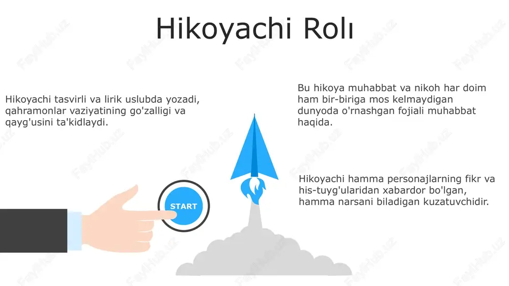 siy va jamoaviy motamni o'z ichiga olgan holda, shuningdek, yo'qotishning doimiy ta'sirini o'rganish. bekorlikning yo'qolishi va jamiyat kutganlar oldida qayg'uning murakkabligi. xotira kuchini va qayg'u bilan kurashishdagi rolini, o'tmishga yopishib qolish va oldinga siljish o'rtasidagi nozik muvozanatni ta'kidlab. s w o t swot e'tiboringiz uchun rahmat @taqdimot_robot image1.jpeg image2.jpeg image3.jpeg image4.jpeg