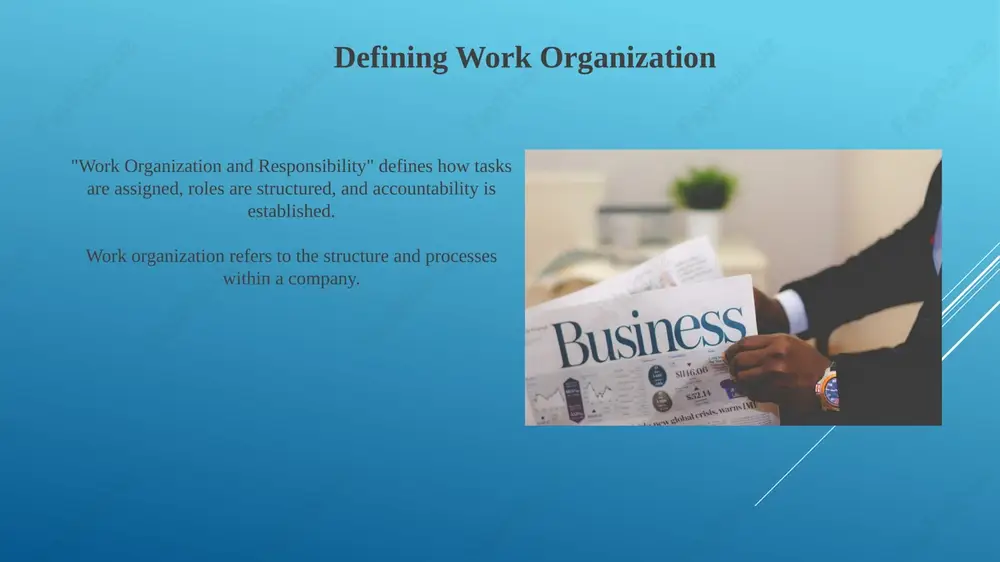 work organization and responsibility - Page 3