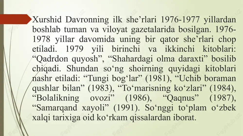 tonsaroyga qarab shoshgancha qochadi. madrasa qurilishi sustlasha borganligini ko‘rgan malika o‘zining ishonchli kaniziga tezroq bitkazishni, hademay sohibqiron g'alaba bilan kelib qolishini aytishni buyurganda, usta shart qo‘yadi. u shart malika me'morga bir o‘pich berish kerak edi. butun olamga oqilaligi bilan mashhur bibixonim bir nechta tuxumni turli ranglarga bo‘yab ustaga kanizi orqali berib yuboradi va yeb mazasini aytishini talab qiladi. usta yeb tuxumning mazasi bir xilligini aytadi. malika har xil rangdagi tuxumlar bir xil mazada bo‘lganidek, hamma xotinlarning mazasi bir bo‘lishini aytadi. bu qilmishidan pushaymon bo‘lgan me'mor madrasani tezroq bitirib, amir temur keladigan kechada qamishdan qanot yasab uchib ketadi. qissadagi afsonadan bibixonim juda sadoqatli, o‘ta tadbirkor, shu bilan birga iffatli ayol ekanligi chiroyli keltirib o‘tilgan. qissada keltirilishicha,sohibqiron o‘zining harbiy yurishlariga puxta tayyorlanar, jangchilarini o’zi ko’zdan kechirardi. jangga otlangan shahzodalar: ulugʻbek, ibrohim sulton, boyqaro, ijil, suyurg'otmish o’zaro suhbatlashib, zerikkan paytlarida she'r aytishib ketishi juda chiroyli tasvirlangan. bundan ko’rinib turibdiki, deyarli hamma shahzodalar she'r …