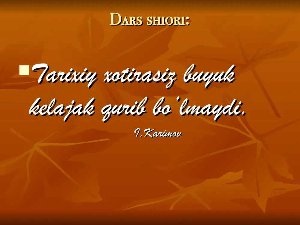 o’rxun-enasoy obidalari o’rta osiyo xalqlarining mushtarak yodgorligi - Page 3