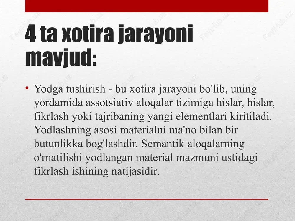 in kelajakda tayinlansa - 3. 5. siz tez-tez do'kondan to'g'ri xarid qilmasdan kelasizmi? men sug'urtalanganman - barcha bo'limlardan o'taman - 2. yo'q, men nima kerakligini aniq eslayman - 3. ha, agar zaruriy xaridlar uchtadan ortiq bo'lsa - 1. 6. uch kun oldin qilgan ishingizni aniq takrorlay olasizmi? ha, agar biron bir ajoyib narsa yuz bergan bo'lsa - 2. faqat umumiy ma'noda - 1. menimcha, ha - 3. 7. bolalar yoki ichimlik qo'shiqlarining so'zlarini eslaysizmi? esimda yo'q, chunki men hech qachon bilmaganman - 1. bir-ikki misra va xordan ortiq emas - 2. va eslayman va qo'shiq aytaman - 3. 8. ko'p yillar davomida muloqot qilmagan eski do'stingizning ismini eslaysizmi? ha, agar biz oldin yaqin bo'lganimizda - 2. yo'q, men uchun bu muammo - 1. agar biz gaplashsak, albatta eslayman - 3. 9. yaqinlaringizning tug'ilgan kunlarini unutasizmi? yo'q, lekin bu daftarning qadri - 2. ha, ular endi mendan xafa ham qilishmaydi - …