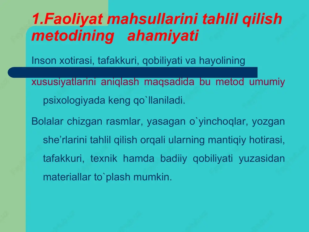 faoliyat mahsullarini tahlil qilish metodi - Page 3