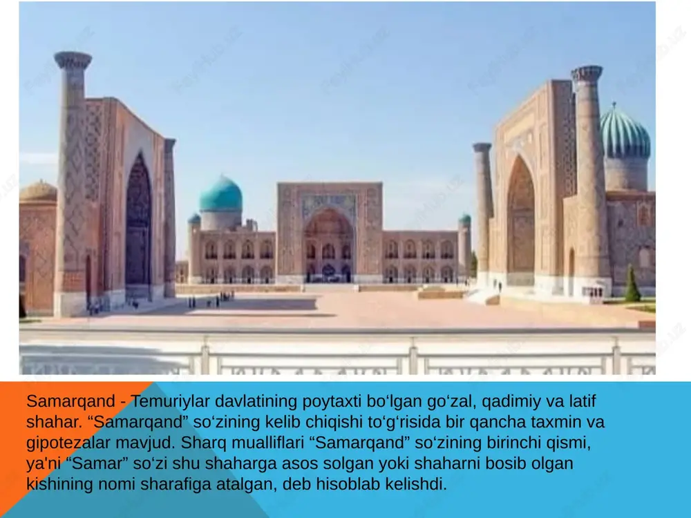 sulmonlar uni hazrat dovud, pravoslavlar va yahudiylar david deb atashadi. uning bashorat va shifo qobiliyati bo‘lganligi sabab, uning hayot hikoyasi sir va afsonalar bilan qoplangan. hazrati dovud 33 yoshida isroil va yahudiya birlashgan qirolligining hukmdori bo‘lib, qirq yil davomida hukmronlik qilgan. samarqanddan 40 kilometr uzoqlikda oqsoy qishlog‘ida hazrati dovud g‘ori yoki muqaddas dovudning ajoyib arxeologik yodgorligi, muqaddas qadamjo va tabiatning mo‘jizasi joylashgan. bir kuni shoh dovud bahaybat jangchi goliaf bilan kurashishga qaror qildi. jinlar g‘ayri oddiy tarzda dovudni samarqand yaqinidagi g‘orga jang oldidan kuchlarni to‘plashi uchun olib kelishadi. ammo ifritning sirli maxluqlari dovudning qayerdaligini bilib oladilar va goliafni yelkalariga ortgan holda olib kelishadi. hazrati dovud jangga tayyor emasligi sabab qochishga majbur bo‘ladi, lekin goliaf uni qo‘lga tushiradi. shunda hazrati dovud xudoga himoya qilishini so‘rab murojaat qiladi. xudo hazrati dovudning murojatiga javoban uning yo‘liga toshlarni va harsanglarni yog‘dirdi. davud o‘z qo‘llari bilan toshlar va harsanglarni olib tashlab, o‘z yo‘lini tozalab tashlaydi. …