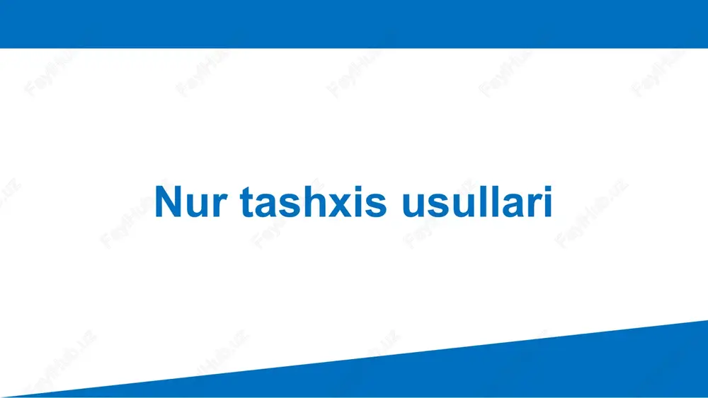 nur tashxisi usullari - Page 3