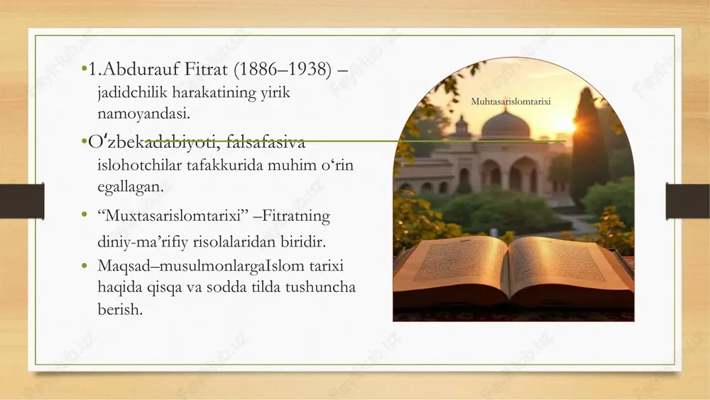 abdurauf fitratning “muxtasar islom tarixi” risolasi - Page 3
