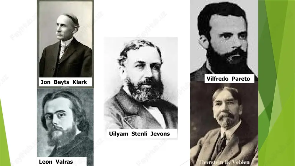 suvning foydaliligi juda yuqori: agar chanqovni qondirishga boshqa bironta koʼzada suv boʼlmasa. beshinchi yoki oltinchi koʼzadagi suvning foydaliligi ancha kam: u gullarga suv quyish yoki pol yuvishga ishlatiladi. oʼninchi koʼzaga kelsak, u umuman ortiqcha boʼlishi mumkin. uy javonida uning egasiga, misol uchun, yetti juft etik yetarli; qolganlari javonda faqat joyni band qiladi va ularni kiyib ulgurmasdanoq modadan chiqib qolishi mumkin. foydalilikning pasayib borishi buyumning haqiqiy qimmati nima bilan (uning eng koʼp, oʼrtacha yoki eng kam foydaliligi bilan) aniqlanishini tushunishda yordam beradi. avstriya maktabi vakillari nazariyasiga koʼra, konkret qimmat eng kam, yoki meʼyorli foydalilik bilan aniqlanadi. meʼyorli foydalilik nazariyasiga binoan tovarlar narxi asosida mehnat sarflari bilan aniqlanadigan qiymat emas, balki ushbu buyumning foydaliligi yotadi. meʼyorli foydalilik nazariyasi tarafdorlari tovarda mujassamlashgan mehnat natijasi sifatidagi qiymatga foydalilik kategoriyasini, odamning narsaga boʼlgan munosabatini ifodalovchi subʼektiv baholashni qarshi qoʼyadi foydalilikka asoslangan bu nazariyaning boshlang’ich nuqtasi – ehtiyojlarning to’yinish qonuni (gossenning birinchi qonuni)ni bildiradi: inson ehtiyojining …