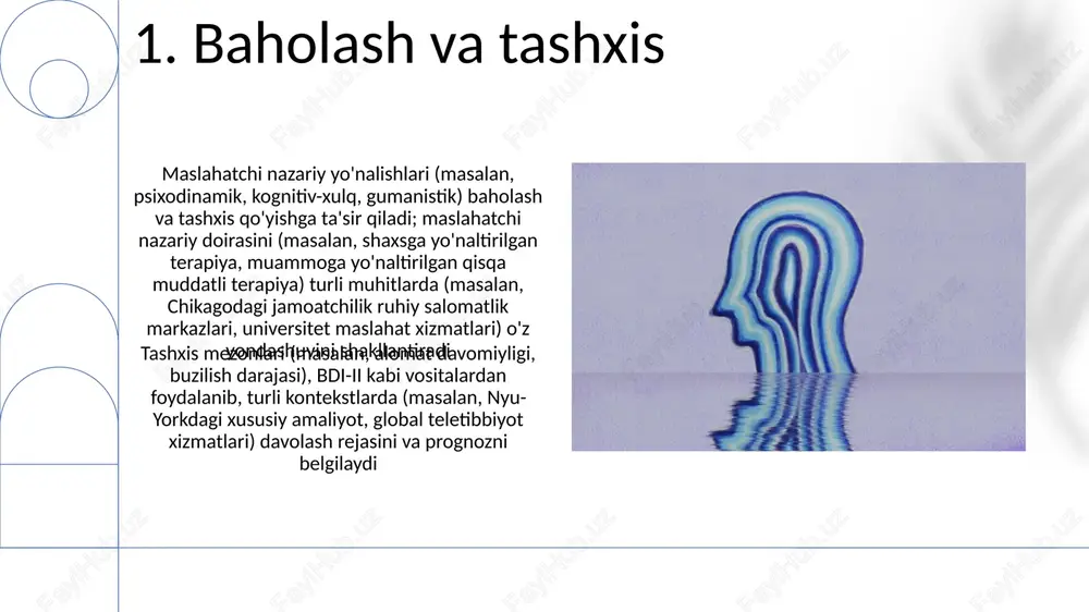 (masalan, chikago, los-anjelesdagi ambulatoriya klinikalari, jamoat ruhiy salomatlik markazlari) keng qo'llaniladigan dalillarga asoslangan usullar; kattalar aholisining 10-20% ga ta'sir qiladi. e'tiboringiz uchun rahmat @taqdimot_robot image1.png image2.jpg image3.jpg image4.jpg image5.jpg image6.jpg image7.jpg image8.jpg