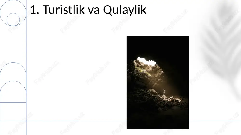 virlari aks ettirilgan bo'lib, bu mahayana buddizmining barcha mavjudotlar uchun ma'rifatga urg'u berishini bildiradi. 30 g'orda turli xil uslubdagi ko'plab bodhisattva figuralari (masalan, avalokiteshvara, maytreya) tasvirlangan 11.rasmlar va kompozitsiya: badiiy tanlovlar doimiy hikoyalarni tasvirlash uchun "hikoya frizi" tuzilmasi kabi kompozitsion elementlardan foydalanilgan. "scrollsimon" joylashuv, shuningdek, "tanasiy til" va "yuz ifodalari" his-tuyg'ularni samarali etkazib, 30 dan ortiq g'orda hikoyago'ylik ta'sirini kuchaytiradi. ajanta g'orlaridagi rasmlar (miloddan avvalgi ii – milodiy vi asrlar), maharashtra, hindiston, jataka hikoyalari va buddist mifologiyasidan voqealarni yorqin pigmentlar (oxra, azurit, lazurit) va qatlamli kompozitsiyalar yordamida aks ettiradi. 12.saqlash muammolari va muhofaza ishlari bo'yoqning qoplashligi, devoriy rasmlarning 15-20%ini qamrab olgan tuz oqishi, 70% maydonni qamrab olgan biologik ta'sirlar (zamburug', liken) devoriy rasmlarning yomonlashuvi kuzatiladi cheklangan resurslar (moliya, malakali mutaxassislar), turizm bilan muhofazani muvozanatlash (yiliga 2 million sayyoh), havo sifati ta'siriga va g'orning noyob ekosistemasi (mikroiqlim, tosh turi)dagi moddiy mo'rtlikka bog'liq muhofaza qilish qiyinchiliklariga duch kelmoqda 13.rasmlar uslubi va evolyutsiyasi …