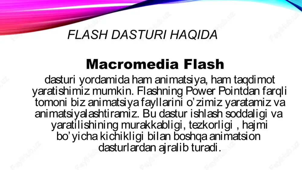 flash daturida ovozli ma‘lumotlarni hosil qilish - Page 3