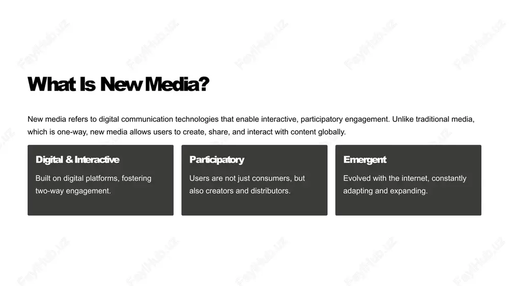 new media: the digital revolution in communication - Page 3