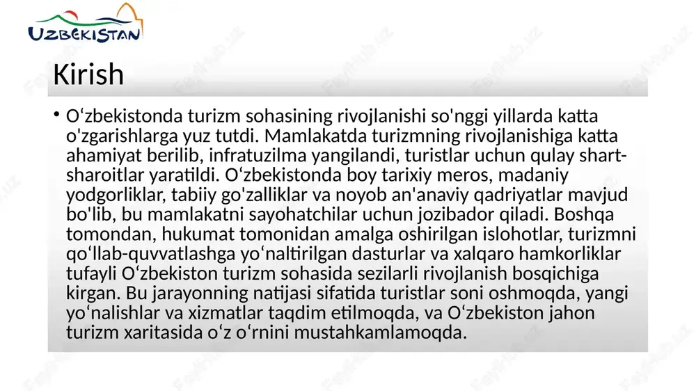 iniy oʻquv yurti faoliyati vaqtincha toʻxtatilgan, 1945-yilda yana tiklangan labi havz labi hovuz (“hovuz bo‘yida”, “havza bo‘yida”) — buxoroning markaziy maydonlaridan biri bo‘lmish me’moriy ansambr xvi — xvii asrlarda yaratilgan. maydoni ko‘kaldosh, devon begi madrasalari hamda devon begi honaqohi binolaridan tashkil topgan, atrofi nodir begi hovuzi bilan birlashtirilgan. ansambl o‘lchami, taxminan 150x200 metrdir buxoroda somoniylar davlatiga asos solgan yirik siyosiy arbob hisoblanadi. ismoil somoniy 848-yil buxoro shahrida tug‘ilgan, 874-yilda somoniylarning buxorodagi noibi, 888-yildan esa butun movarounnahrga hokim bo‘lgan. ismoil somoniy markaziy hokimiyatni mustahkamlash siyosatini olib borib, turli yerlardan ulamolar, adiblar, usta va hunarmandlarni buxoroga to‘plagan maqbaraning janubiy-sharqiy burchagida katta qabrtoshi- kichik ko’ndalang devorlarida tuynuklari bo’lgan podshox ismoil somoniy yoki hazrati sulton qabri mavjud. mahalliy rivoyat va afsonalarga qaraganda, ismoil samoniy mamlakatni vafot etgandan keyin ham boshqargan ekan. shuning uchun mozor boshiga keluvchilar maqbaraning janub tarafidan tuynukcha orqali uning nomiga bitilgan o’tinchnomalar va iltimosnomalarni tashlab ketishgan ekan. bir kundan keyin esa …