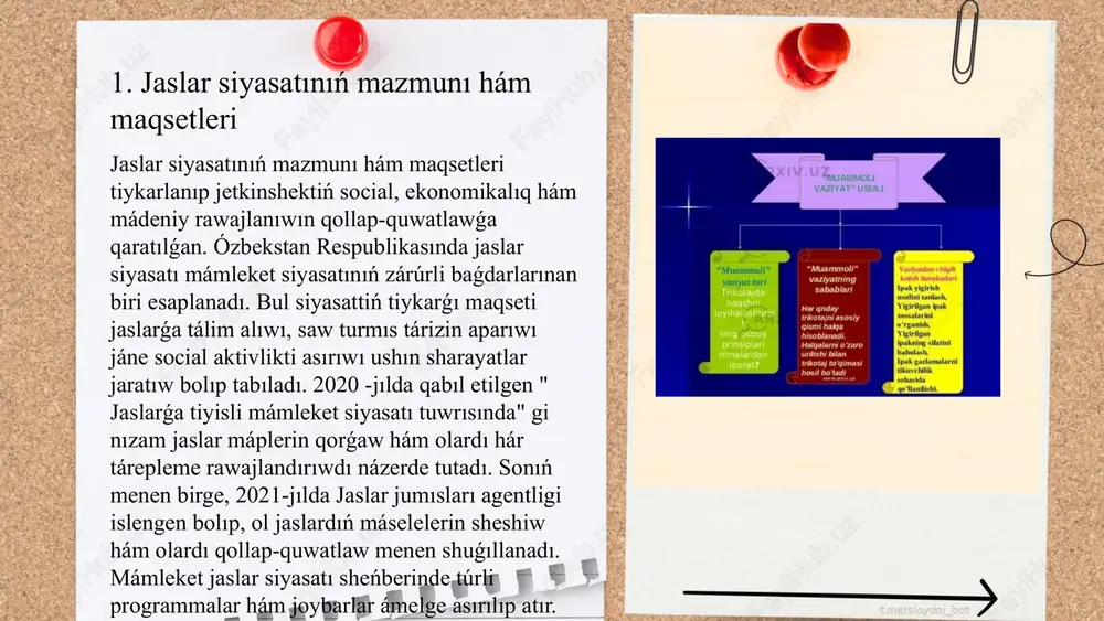 yasati ham onin mazmuni oʻzbekstanin jaslarga tiyisli mamleket siyasati ham onin mazmuni itibarıńız ushın raxmat! image1.png image2.png image3.png image4.jpg image5.png image6.jpg /docprops/thumbnail.jpeg