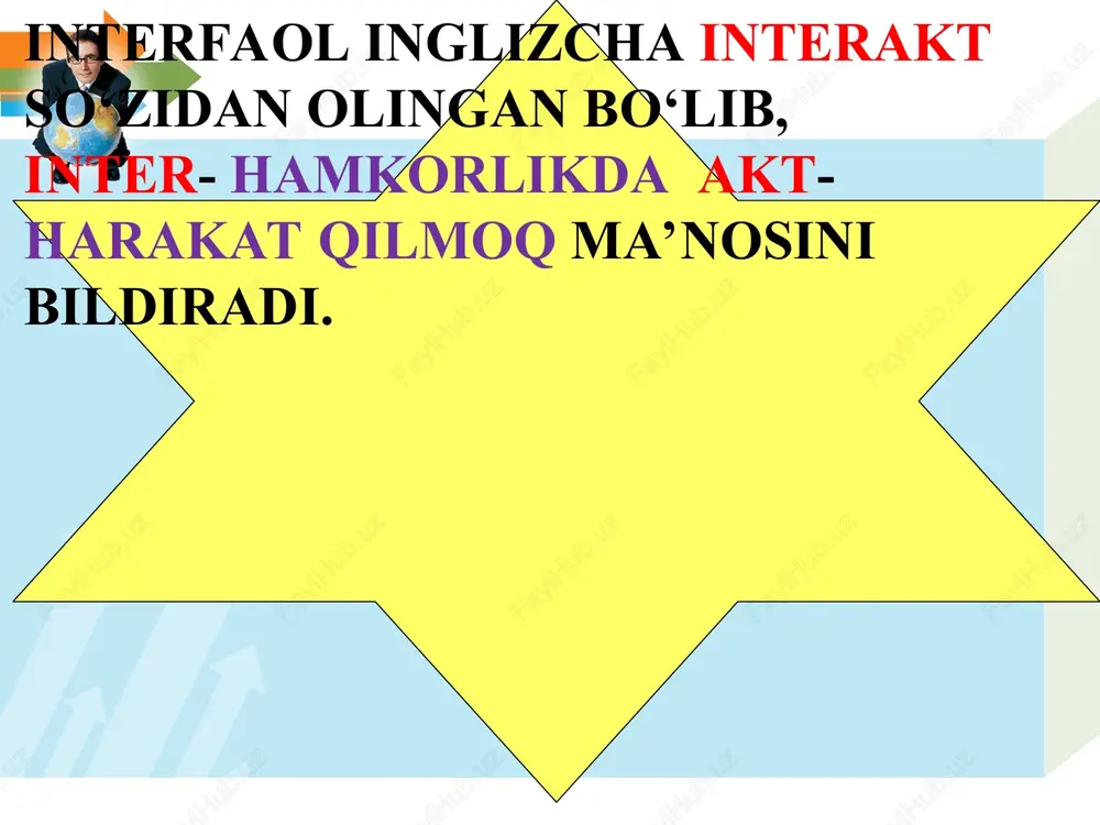i mantiqiy tugallan-gan fikrli qismlarga ajratish, asosiy g‘oya va ikkinchi daraja-li fikrlarni ajratish, tayanch so‘zlar va tushunchalarni ajratish, asosiy fikr haqida xulosa chiqarishga zamin tayyorlaydi. umum-lashti-rish metodi muammolarni hal etish jara-yonida o‘quv materialidagi faktlarni aniq-lash, qiyoslash, tasavvur qilish, umumlashtirish natijalarini shartli belgi-lar yordamida rasmiylashti-rish, umumiy xulosa chiqa-rishga zamin tayyorlaydi. mustaqil ish metodlari tasnifi mustaqil ish metodlari mustaqil ish topshi­ri­g'ini aniqlash tarbiya­viy masala va mashq echish qo'shimcha adabiyot tajriba qo'yish funktsiyalari ta'li­miy nazorat undovchi uyushtiruv­chi rag'batlan­tirish rivojlan-tirish mustaqil o'quv-bilish faoliyatini tashkil etish maqsadni aniqlash mustaqil ish bosqich­larini bajarish­ mustaqil topshi­riqni tahlil qilish mustaqil ish bosqich­larini aniqlash natijani rasmiylashtirish darslik kuzatish ko'rgazma vositasi mustaqil ishlash metodlari o‘quvchilar­ning o‘quv topshiriq-larini o‘qituvchining bevosita boshqaruvisiz bajarishi va o‘quvchilarning mustaqil o‘quv-bilish faoliyatini tashkil etish va boshqarish nazarda tutiladi. mustaqil ishlash metodi tarkibiga: o'quvchilarning faoliyatini rag'batlantirish va asoslash metodlari tasnifi o'quvchilarning faoliyatini rag'batlantirish va asoslash metodlari pedagogik rag'batlantirish tarbiya­viy burch va mas'uliyatni shakllantirish o'qishga bo'lgan qiziqishni orttirish …
