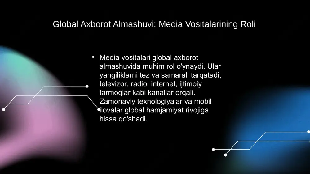 global axborot almashuvi: media vositalarining roli - Page 3