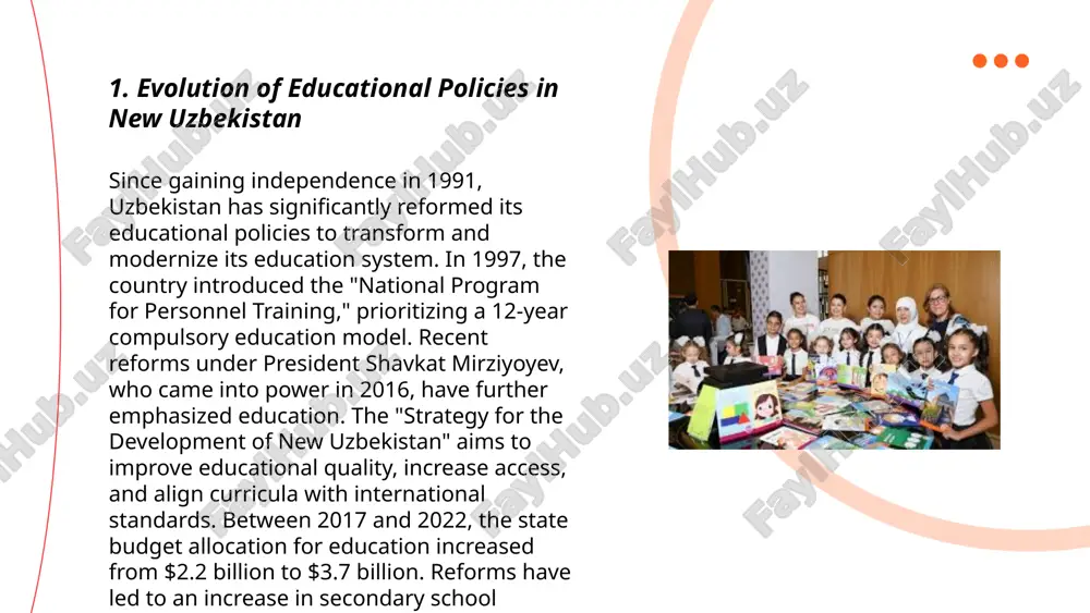 government's strategic aim is to increase the share of online courses to 30% of total educational content by 2025, enhancing educational quality and accessibility nationwide. ... t.me/slaydai_bot enhancing stem education for future generations is crucial for addressing workforce demands and global challenges. according to the u.s. bureau of labor statistics, stem occupations are projected to grow by 8% from 2019 to 2029, significantly faster than the average for all occupations. around 2.4 million stem jobs were unfilled in 2018, highlighting a skills gap. in 2019, 40% of employers reported difficulties in recruiting for stem positions. effective stem education formulations, such as integrated curricula and hands-on learning, can increase student engagement by 80%. initiatives like coding classes and robotics competitions have shown a 30% improvement in critical thinking skills. furthermore, representation in stem is crucial; women hold only 28% of stem jobs. increasing this diversity can drive innovation and economic growth. …